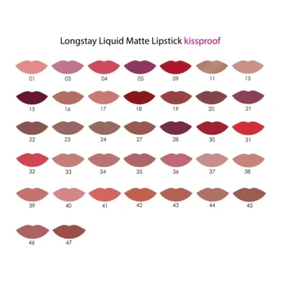 کاتالوگ رژ لب مایع مات بادوام گلدن رز مدل Longstay