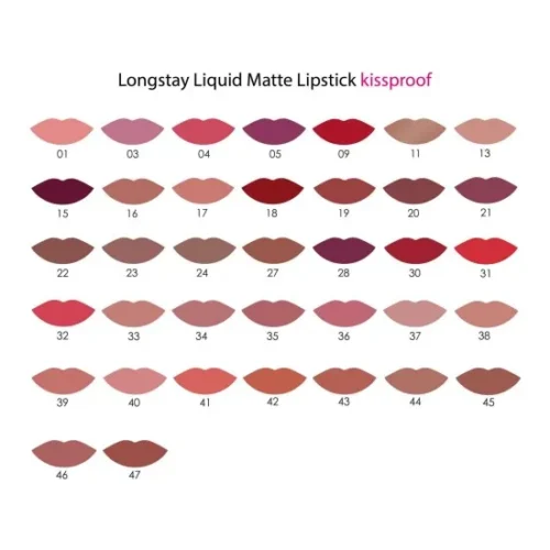 کاتالوگ رژ لب مایع مات بادوام گلدن رز مدل Longstay