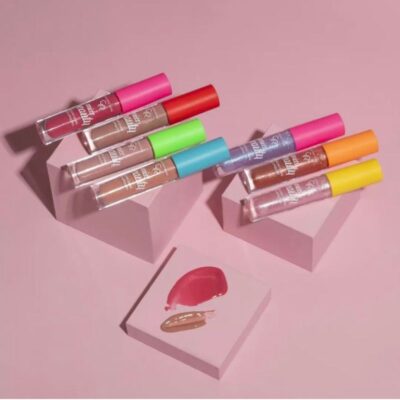 تنوع رنگ رژ لب مایع گلدن رز Miss Beauty Glow Shine 3D