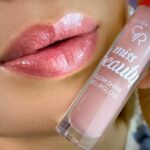 براقیت رنگ رژ لب مایع گلدن رز Miss Beauty Glow Shine 3D