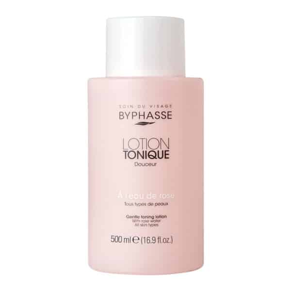 Biphas toner suitable for all skin types with rose extract