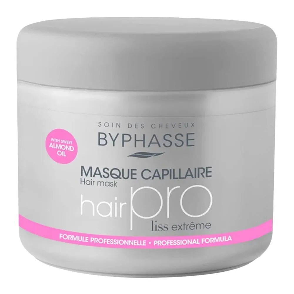 Byphasse-Hair-Pro-Hair-Mask-Liss-Extreme-500ml ماسک مو حرفهای بایفاس مناسب موهای سرکش