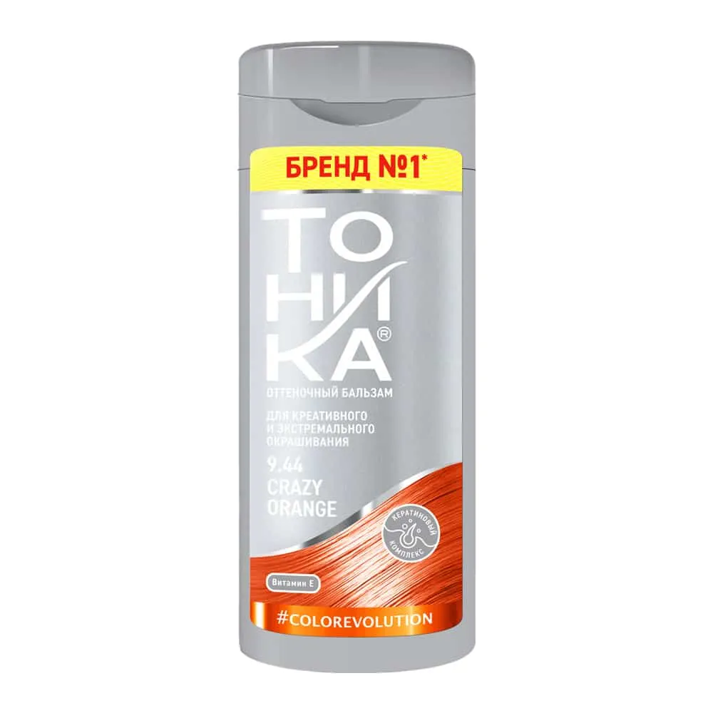 Tonika-Crazy-orange-9-44-150ml شامپو رنگ تونیکا crazy orange شماره 9.44 رنگ نارنجی
