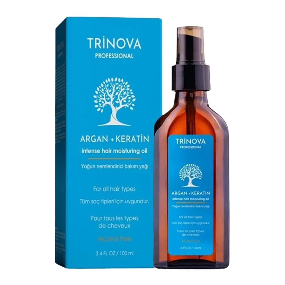 Trinova-Argan-Keratin-Yagi-100ml روغن مو ترینوا با عصاره آرگان و کراتین