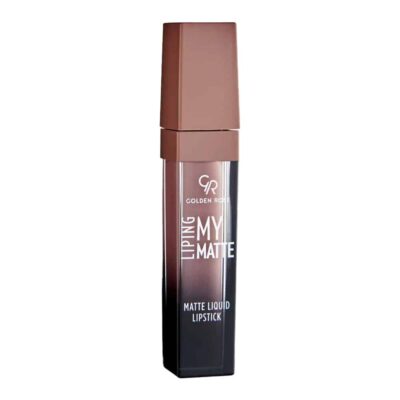 رژ لب مایع مات گلدن رز مدل LIPING MY MATTE شماره 01