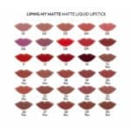 رژ لب مایع مات گلدن رز مدل LIPING MY MATTE شماره 01