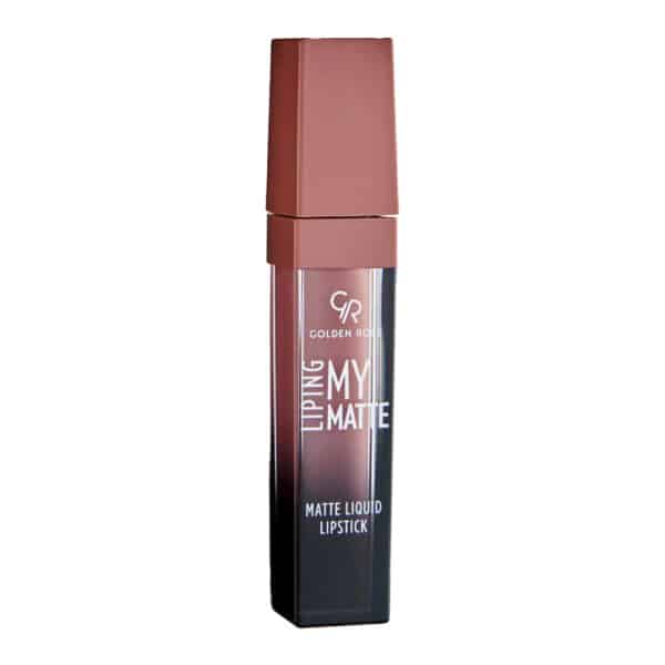 رژ لب مایع مات گلدن رز مدل LIPING MY MATTE شماره 10