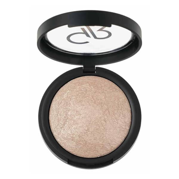 رژ گونه و هایلایتر گلدن رز مدل Baked Stardust Shimmer Highlighter شماره 108