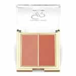 پالت رژ گونه دو رنگ گلدن رز مدل ICONIC DUO شماره 02 رنگ Peachy Coral