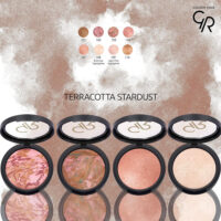 تنوع رنگ رژ گونه گلدن رز مدل Baked Stardust