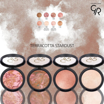 تنوع رنگ رژ گونه گلدن رز مدل Baked Stardust