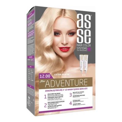 کیت رنگ مو آس سه ASSE شماره 12.00