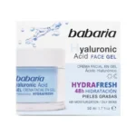 ژل کرم آبرسان هیالورونیک اسید باباریا مدل Hydrafresh حجم ۵۰ میل