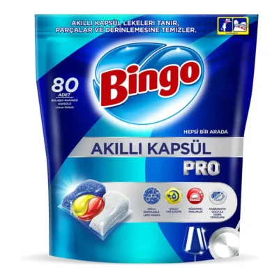 قرص ماشین ظرفشویی بینگو پرو 80 عددی