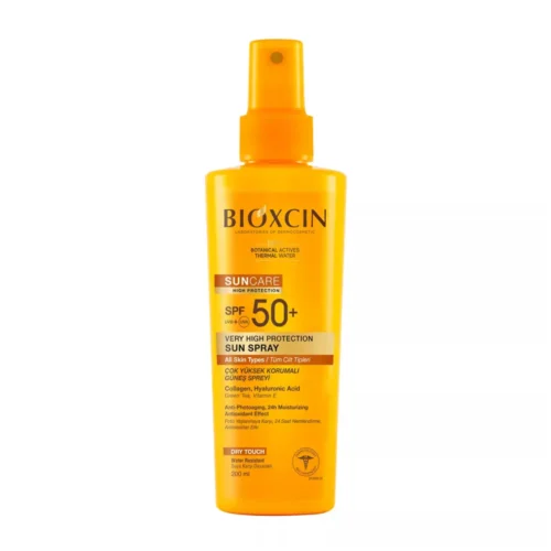 اسپری ضد آفتاب بیوکسین با SPF50 مناسب انواع پوست حجم 200 میل