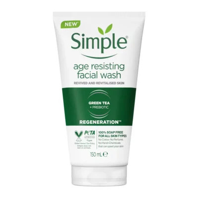ژل شستشوی ضد پیری سیمپل مدل Age Resisting حجم 150 میل