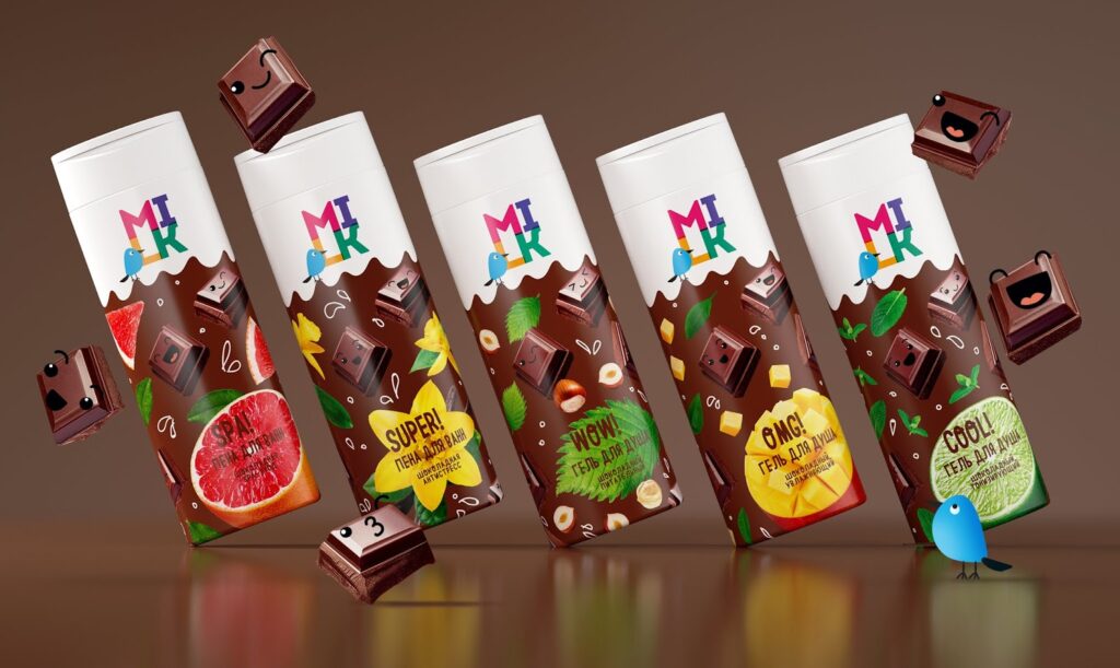 تنوع رایحه شامپو بدن میلک MILK