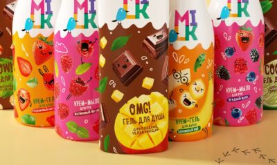 تنوع رایحه شامپو بدن میلک MILK