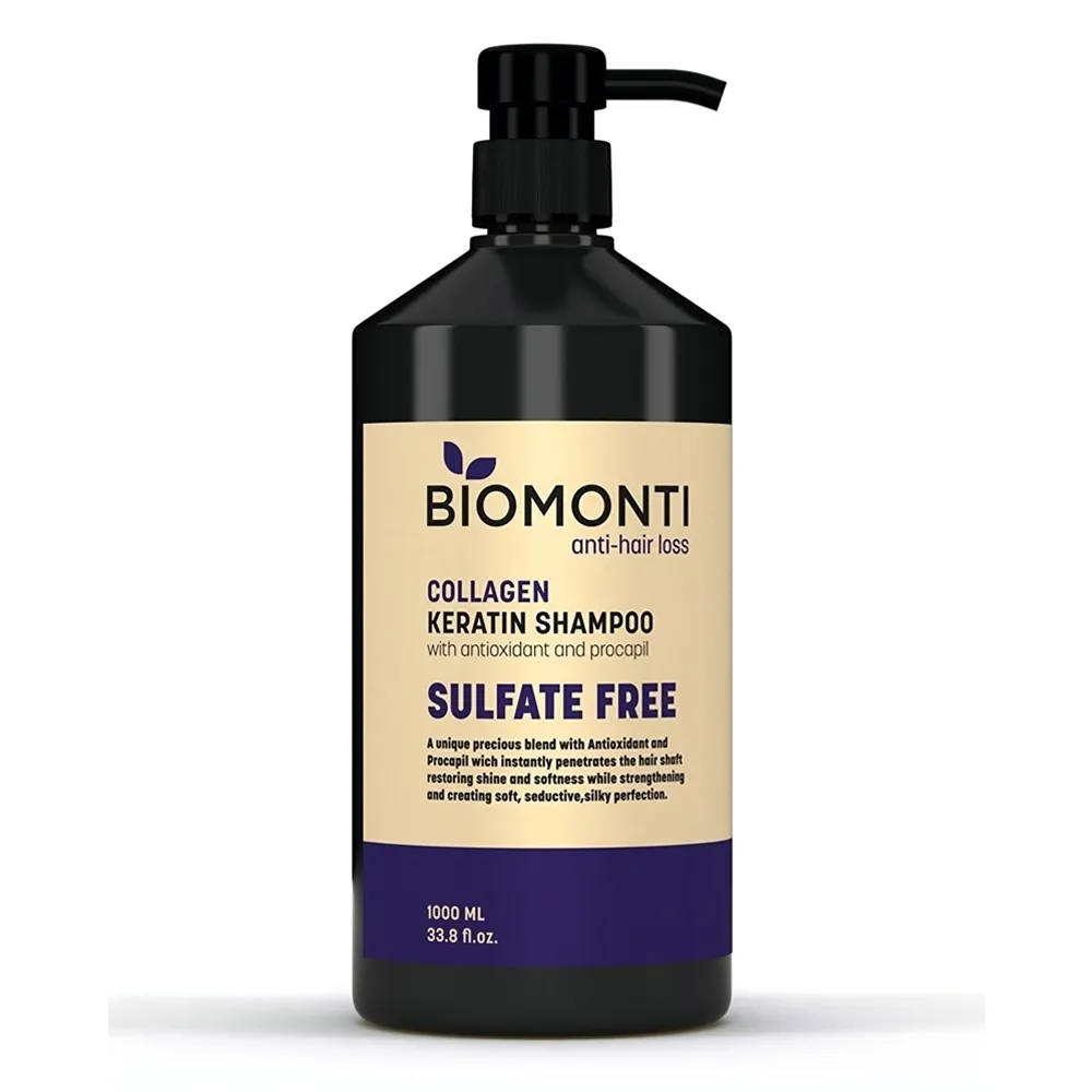 BIOMONTI-Collagen-Keratin-Shampoo-1000ml.jpg شامپو بدون سولفات ضد ریزش بیومونتی حاوی کلاژن