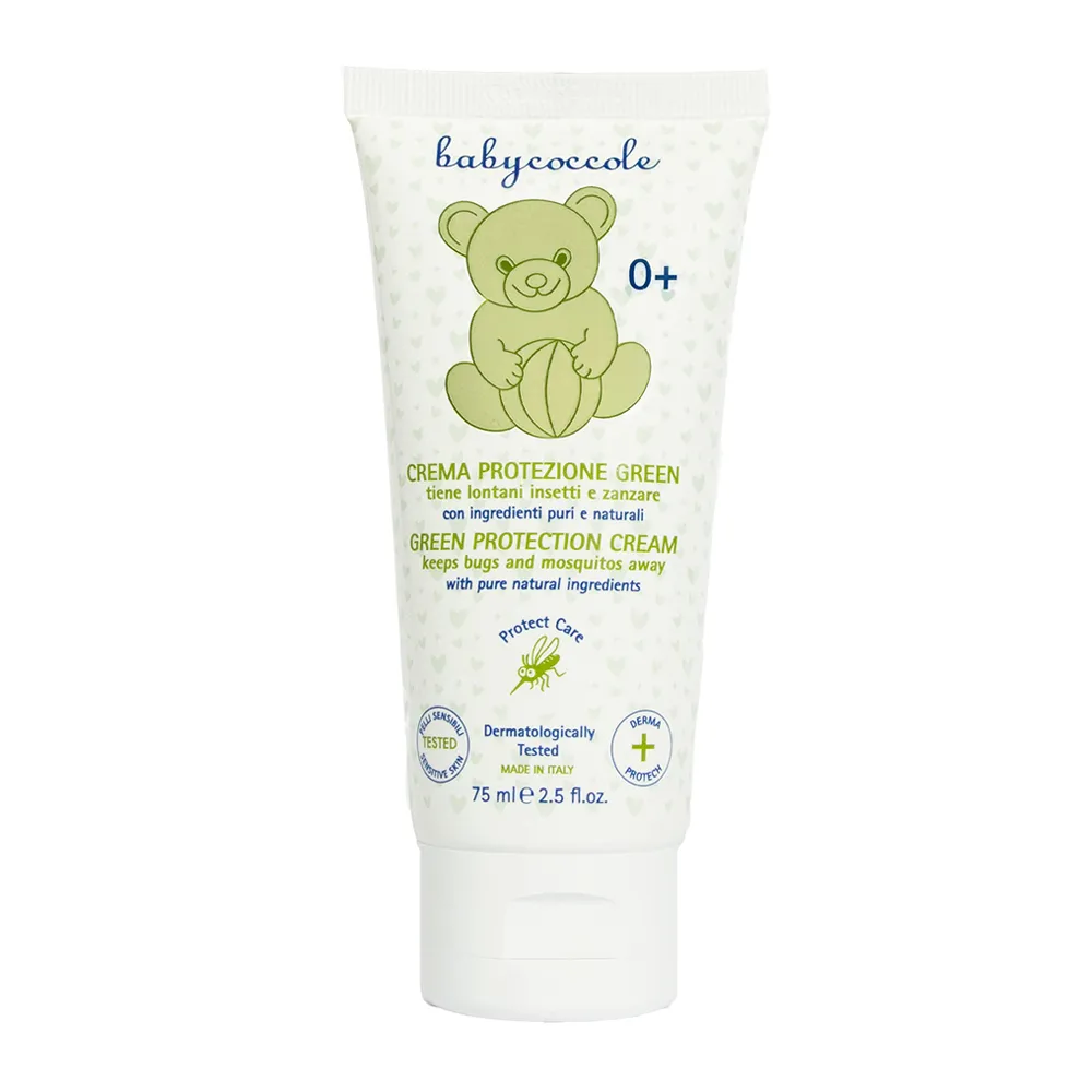 Babycoccole-Green-Protection-Cream-75ml.jpg کرم ضدگزش حشرات بیبیکوکول