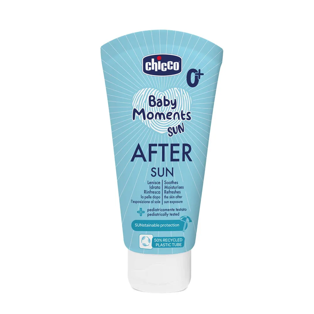 Chicco-Baby-Moments-Sun-After-Sun-150ml.jpg کرم ضد آفتاب چیکو مدل Sun After Sun