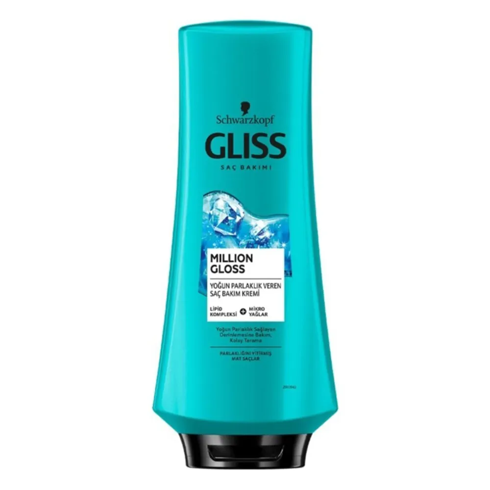 Gliss-Million-Gloss-Sac-Kremi-360ml.jpg نرم کننده مو گلیس مدل Million Gloss مناسب موهای کدر