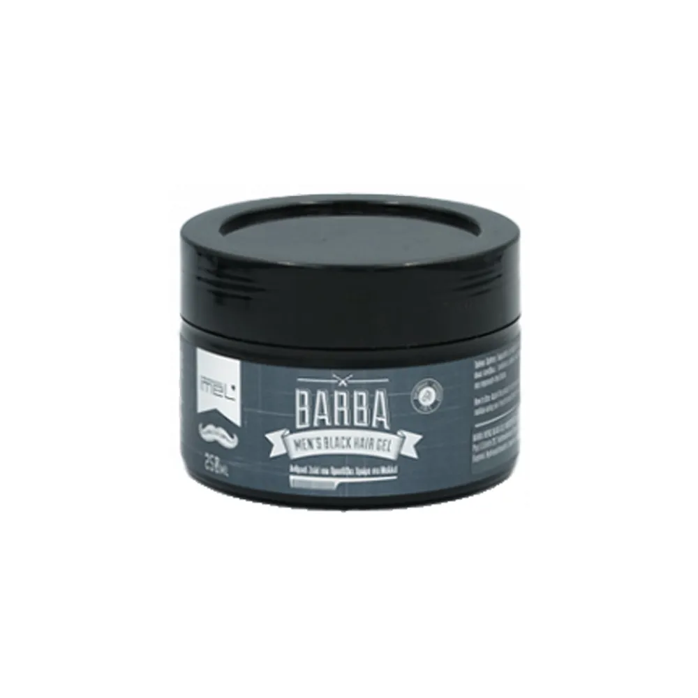 imel-barba-black-hair-gel-250ml.jpg ژل مو مشکی باربا ایمل حجم 250 میل