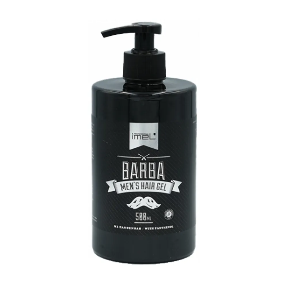imel-barba-hair-gel-500ml.jpg ژل موی مردانه باربا ایمل حجم 500 میل