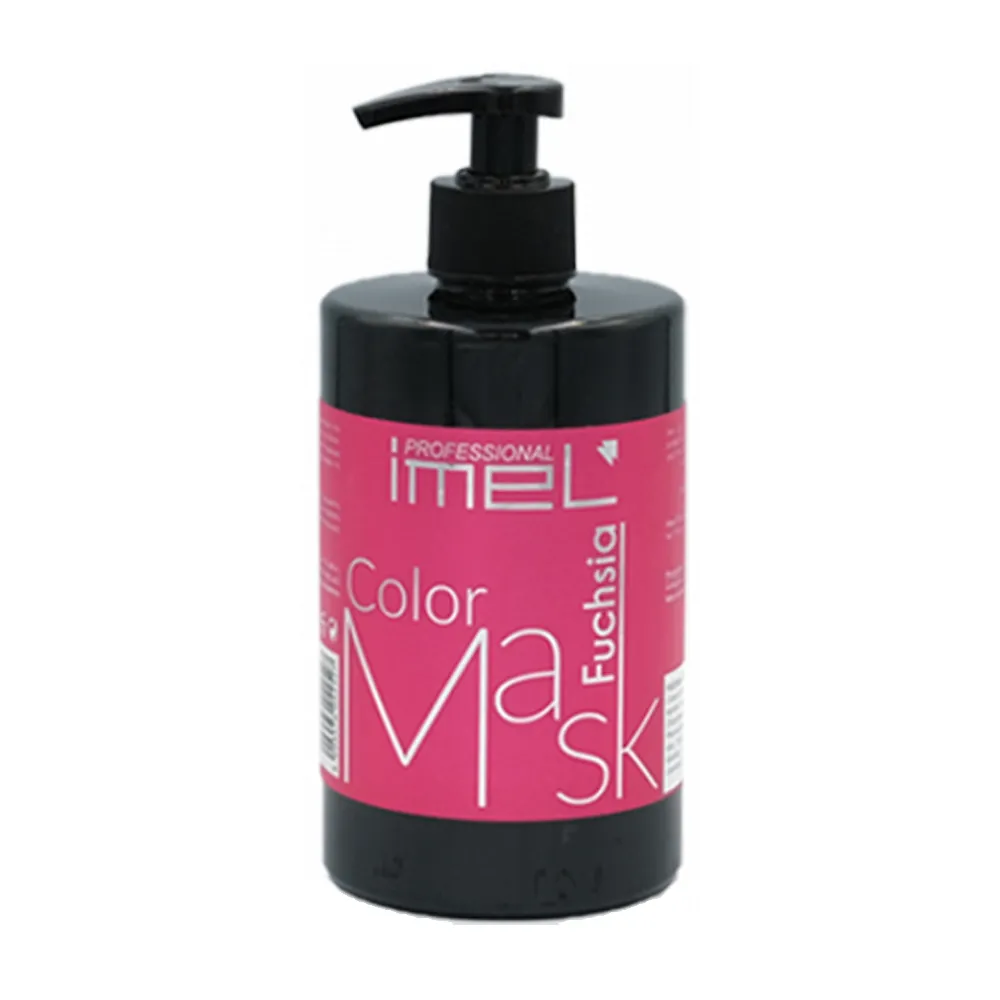 imel-fuchsia-color-mask-500ml.jpg ماسک موی رنگی فوشیا ایمل حجم 500 میل