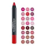 تنوع رنگ و شماره رژ لب مدادی گابرینی مدل Matt Lipstick Crayon
